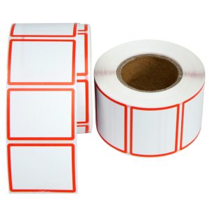 Giấy decal in mã vạch nhuộm mà viền