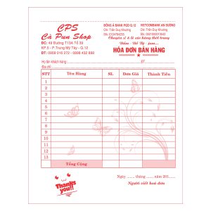 In hóa đơn các loại