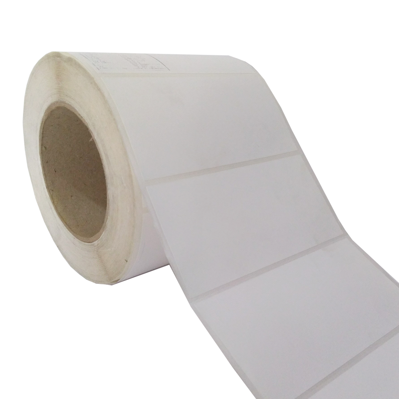 Giấy decal trắng quấn nhiệt 40mm x 30mm (1 tem ngang)